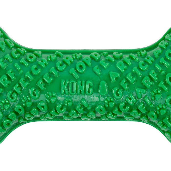 KONG Holiday CoreStrength Bone Dog Chew Toy - K9159 - Small/Medium - Green/Red - Each - 4
