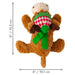 KONG Holiday Cozie™ Plush Reindeer Dog Toy with Squeaker - K9AAR - Medium - 1 ct - 3