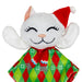 KONG Holiday Crackles™ Plush Catnip Cat Toy with Crinkle - K913Y - Santa Kitty Argyle - One Size - 8