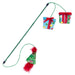KONG Holiday Dual End Teaser Toy for Cats - K914A - Multi - One Size - 1