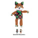 KONG Holiday Floppy Knots™ Dapper Assorted Characters Dog Toy with Squeaker, Small/Medium - K9141 - Assorted - Small/Medium - 6