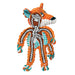 KONG Holiday Floppy Knots™ Dapper Assorted Characters Dog Toy with Squeaker, Small/Medium - K9141 - Assorted - Small/Medium - 4