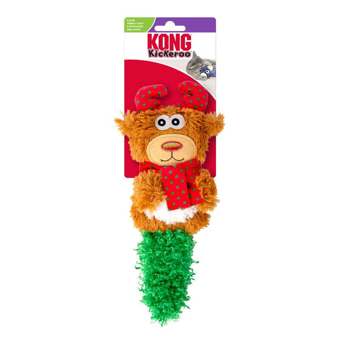 KONG Holiday Kickeroo® Assorted Characters Crinkle Catnip Cat Toy - K9AA7 - Assorted - One Size - 1 ct - 4
