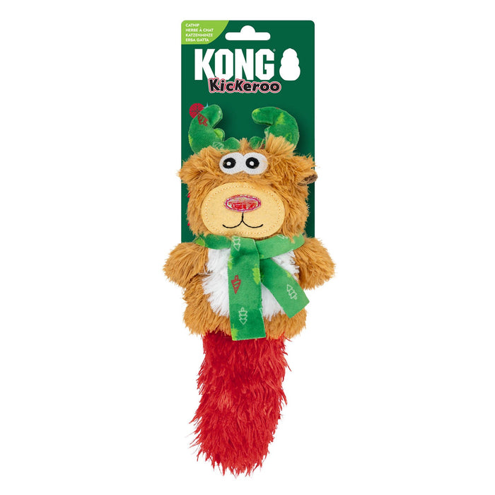KONG Holiday Kickeroo® Cat Toy with Catnip, Assorted Characters - K9143 - Assorted - One Size - 2