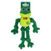 KONG Holiday Knots™ Bow Tie Frog Plush Dog Toy with Squeaker, Large/XL - K914H - Green - Large/XLarge - 2