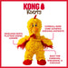 KONG Holiday Knots Chicken Plush Squeaker Dog Toy - K914K - Yellow - Small - Each - 6
