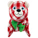 KONG Holiday Low Stuff Flanimalz Bear Dog Toy, Large/XL - K9144 - Red - Large/XLarge - 1