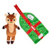KONG Holiday Pull-A-Partz Present Cat Toy with Catnip & Crinkles - K9151 - Green - One size - Each - 4