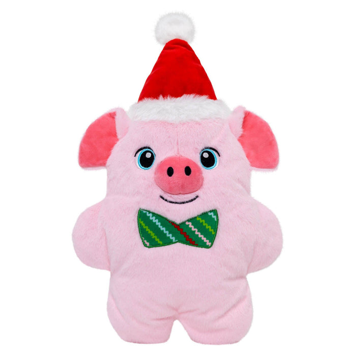 KONG Holiday Snuzzles™ Plush Dog Toy with Full-Body Squeaker - K914Q - Pig - XLarge - Each - 6