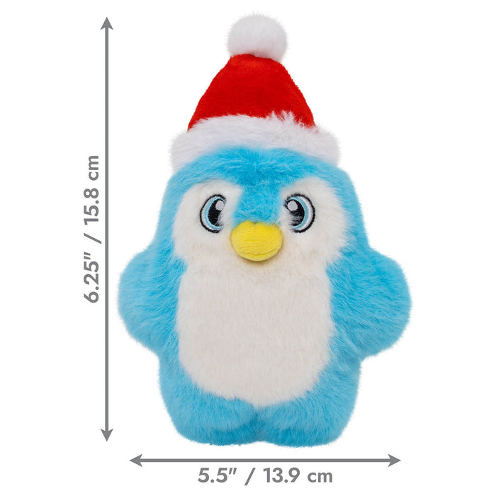 KONG Holiday Snuzzles™ Plush Dog Toy with Full-Body Squeaker - K914R - Penguin - Small - Each - 16