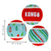 KONG Holiday SqueakAir Tennis Balls – 6 Pack - K915B - Assorted - Medium - 6 Pack - 6