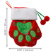 KONG Holiday Stocking Paw – Festive Dog Stocking for Treats & Toys, Paw-Shaped - K915C - Red - Large - Each - 3