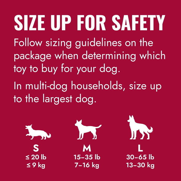 KONG Holiday Stuff-A-Ball™ Treat Dispensing Dog Toy, Medium - K913T - Red - Medium - 4