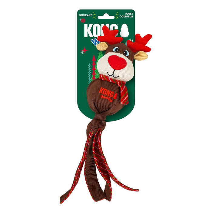 KONG Holiday Wubba® Assorted Characters Dog Toy - K914D - Assorted Characters - Large - Each - 2