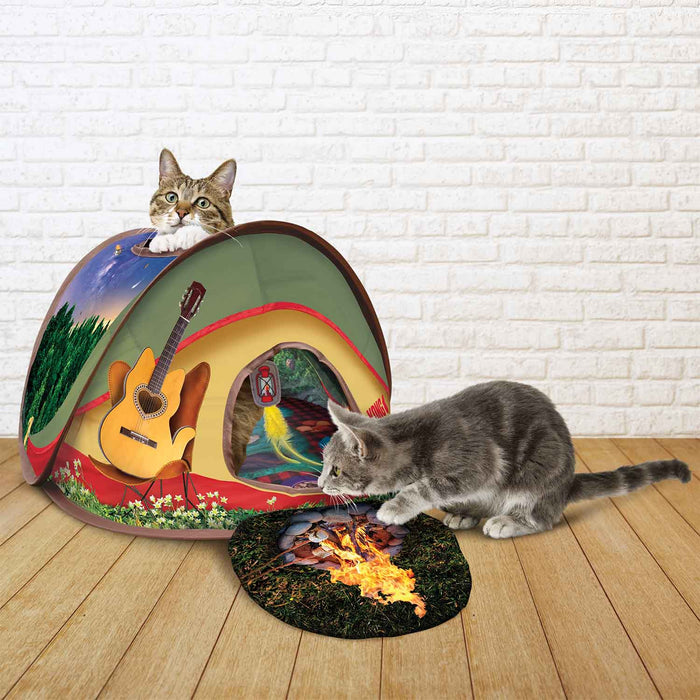 cat play tents KONG Play Spaces Glamping Tent