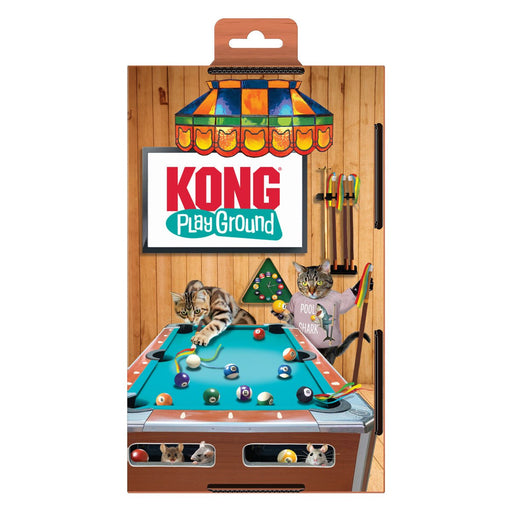 KONG Playground Pool Table Cat Toy - Interactive Batting & Puzzle Toy with Catnip - K9ADG - Multi - One size - 1