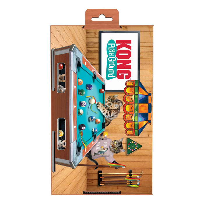 KONG Playground Pool Table Cat Toy - Interactive Batting & Puzzle Toy with Catnip - K9ADG - Multi - One size - 6