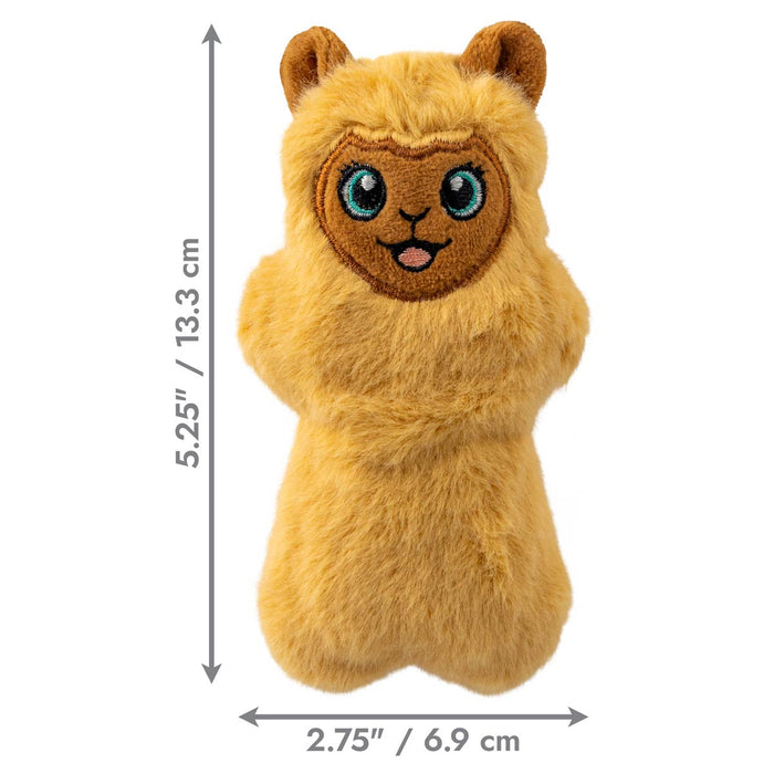KONG Snuzzles Mini Squeaky Plush Dog Toy - K9ACD - Llama - XSmall - 1 ct - 11
