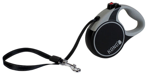 KONG Terrain Retractable Leash - P4W42 - Black - Small - 15