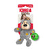 KONG Wild Knots Bear – Soft Plush with Knotted Rope Skeleton, Assorted - K9ACW - Assorted - XSmall - 1 ct - 22