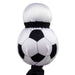 KONG Wubba® Sport Tug & Fetch Dog Toy with Long Floppy Tail & Squeaker - K9AD4 - Black/White Soccer Ball - Large - 1 ct - 9