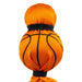 KONG Wubba® Sport Tug & Fetch Dog Toy with Long Floppy Tail & Squeaker - K9AD5 - Orange Basketball - Large - 1 ct - 14