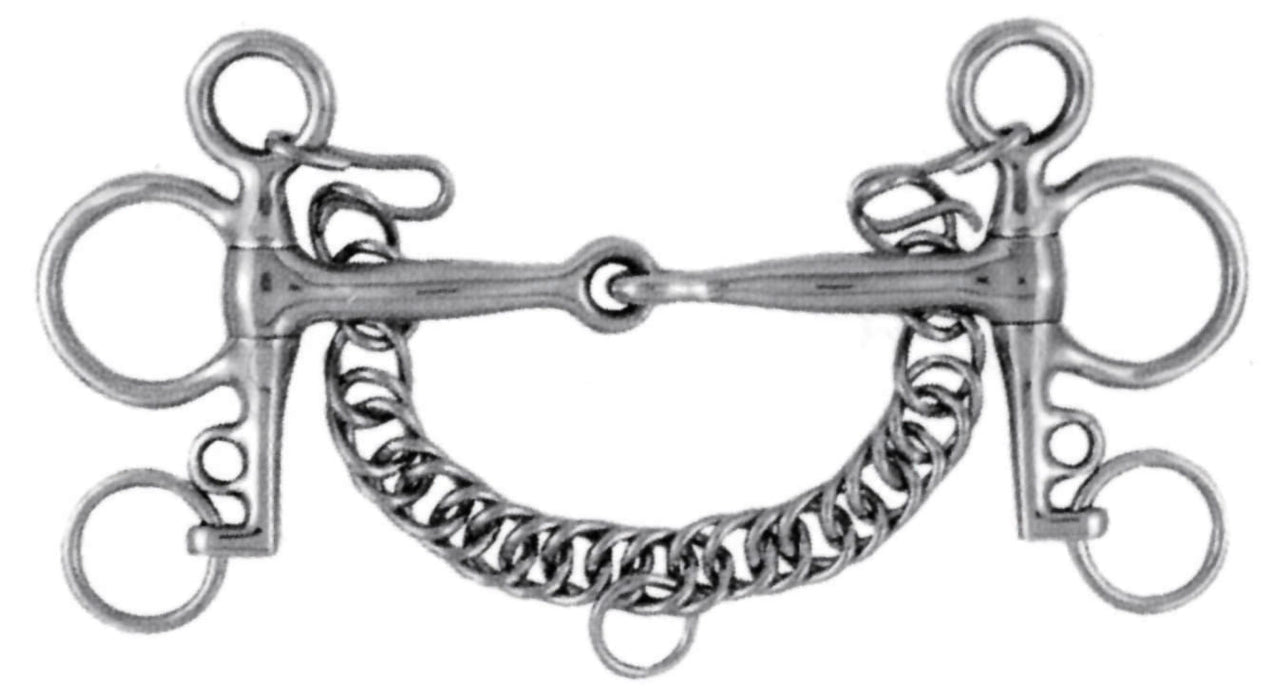 Korsteel Stainless Steel Pelham Snaffle Bit - Jeffers - Horse Supplies > Horse Tack > Bridle Bits