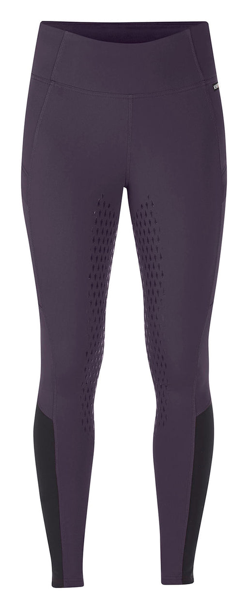 Kerrits Thermo Tech Full Leg Tight - Blackberry/Black XSmall 