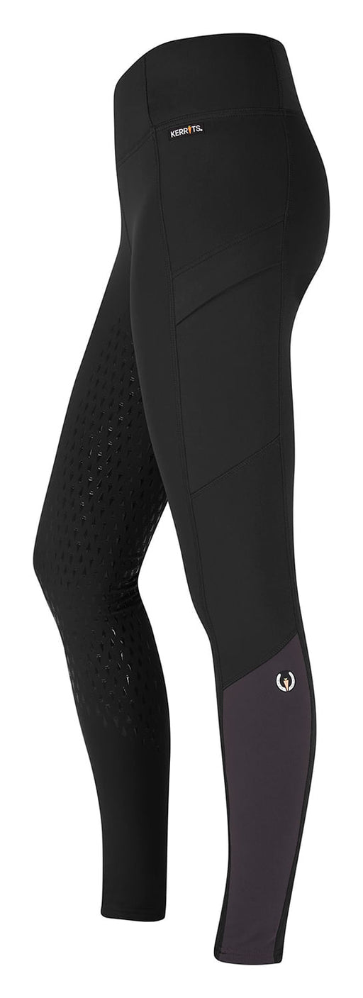 Kerrits Thermo Tech Full Leg Tight - Black/Obsidian XSmall 