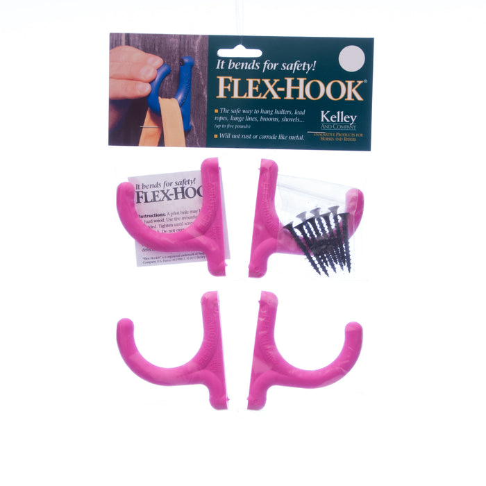 Kelly Flex-Hook, 4-pack - Pink  