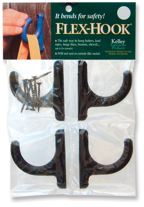 Kelly Flex-Hook, 4-pack - Black  