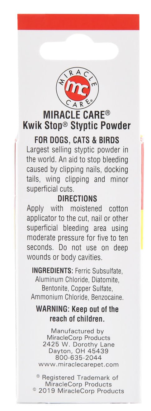 Kwik Stop Styptic Powder - Jeffers - Animal & Pet Supplies > Pet Grooming