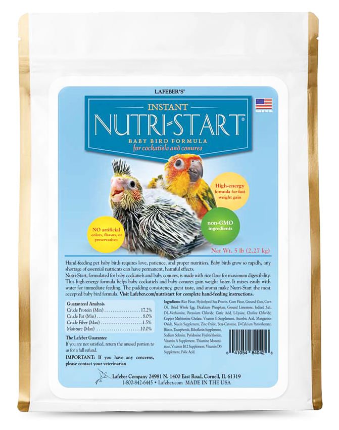 Instant Nutri Start Baby Bird Food By Lafeber Jeffers Instant nutri start baby bird food by lafeber jeffers