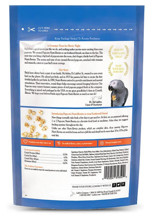 Lafeber® Popcorn Nutri - Berries® Treats for Cockatiels & Parrots, 4 oz - LF41A - Parrot - 4 oz - 7