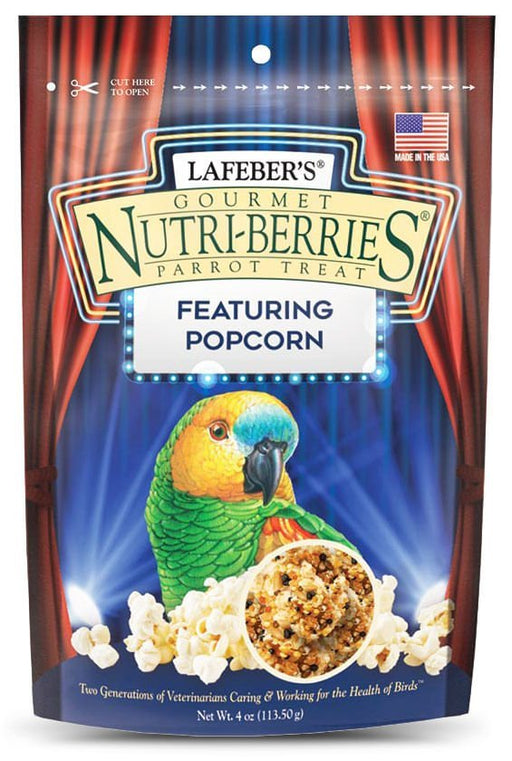 Lafeber® Popcorn Nutri - Berries® Treats for Cockatiels & Parrots, 4 oz - LF41A - Parrot - 4 oz - 6