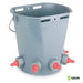 Lamb Nursing Bucket, 8 Quart – 5 Nipples, Multi - Feeder for Lambs & Kids - GAUAL - 5 Quart Bucket with 5 Nipples - 1
