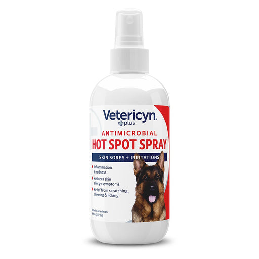 Vetericyn Plus Hot Spot Spray, 8 oz -   