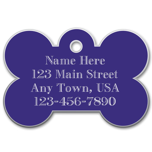 Large Bone Engraved Tag - Jeffers - Animal & Pet Supplies > Pet ID Tags