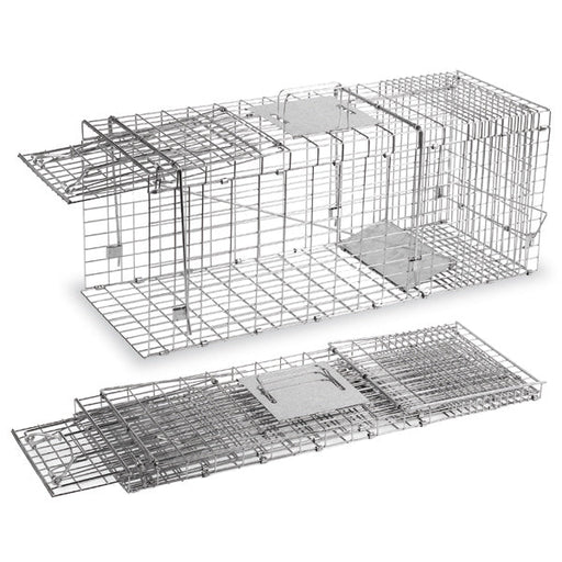 Large Foldable Live Animal Cage Trap – Humane Cat & Wildlife Trap - GAUF5 - 1