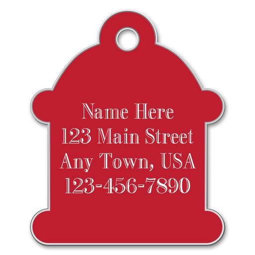 Large Hydrant Shape Dog Tag - Jeffers - Animal & Pet Supplies > Pet ID Tags