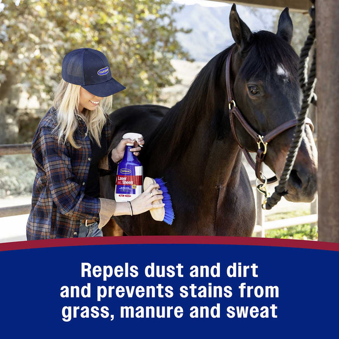 Laser Sheen Ready To Use Horse Detangler & Coat Spray, 32 oz - FARY - 6