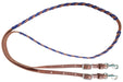 Latigo Leather Laced 5/8' Barrel Reins - Jeffers - Horse Supplies > Horse Tack > Reins