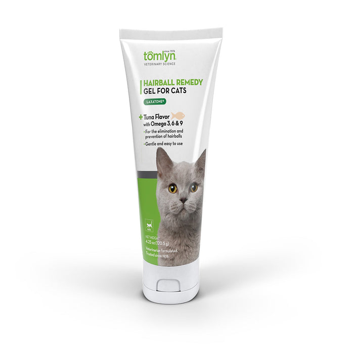 Laxatone Hairball Remedy Gel for Cats - T6L7 - 4.25 oz - Tuna - 8