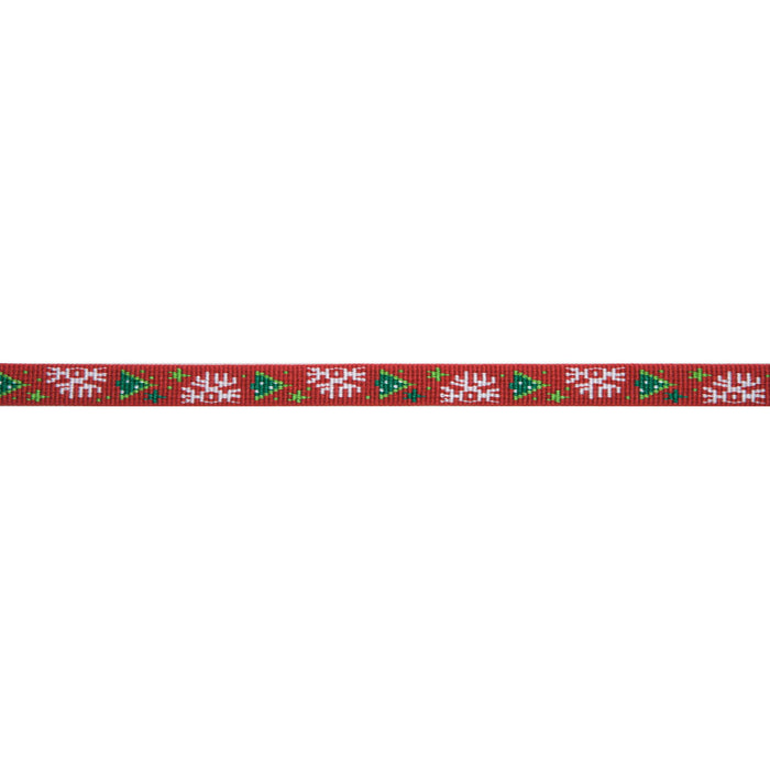 Lupine 1/2"W Christmas Cheer Dog Collar - 8"-12" Christmas Cheer Dog Collar, 1/2" W  