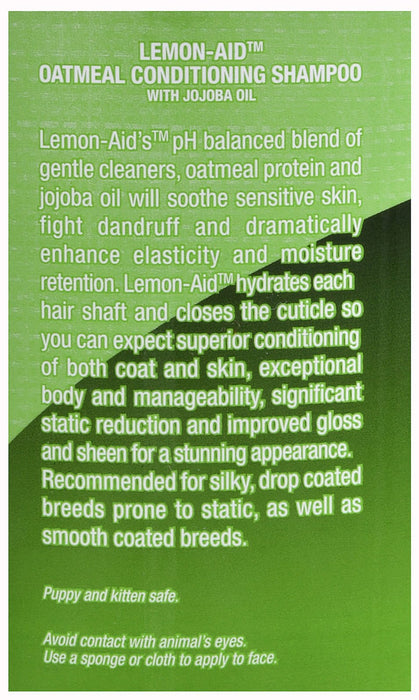 Lemon - Aid Oatmeal Ultra Wash Shampoo - Jeffers - Animal & Pet Supplies > Pet Grooming > Pet Shampoo & Conditioner