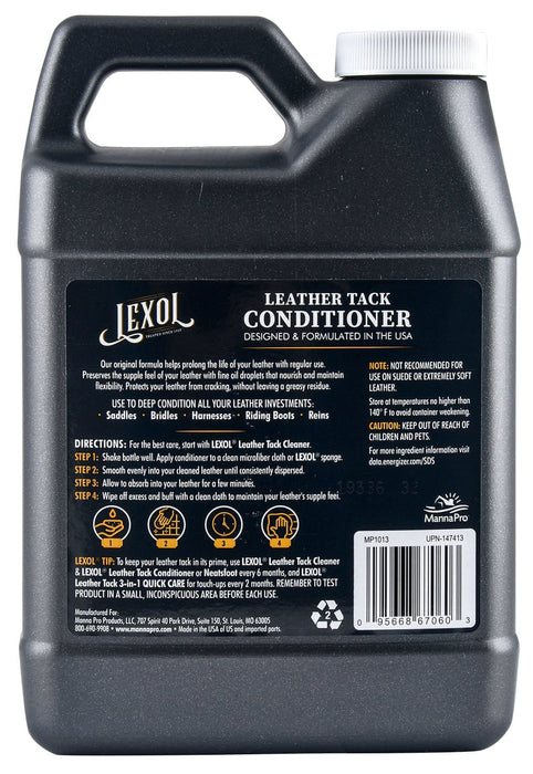 Lexol Leather Conditioner - Jeffers - Horse Supplies > Riding Apparel & Accessories > Leather Care