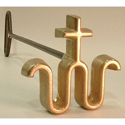 L&H Individual Character Freeze Brander – Copper Alloy Letter or Number - L5G0 - Single Character - 3" - 2