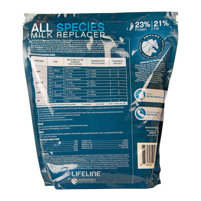 LIFELINE All - Species 23:21 Milk Replacer - Jeffers - Animal Health & Wellness > Vitamins & Supplements