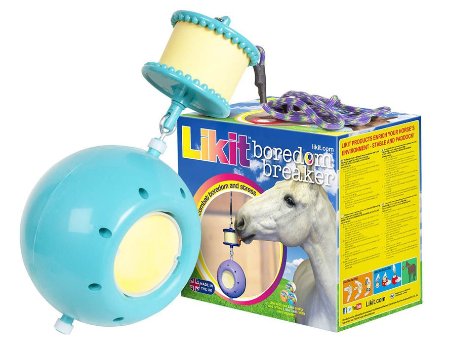 Likit Boredom Breaker for Horses - RJMBR - Aqua - 4