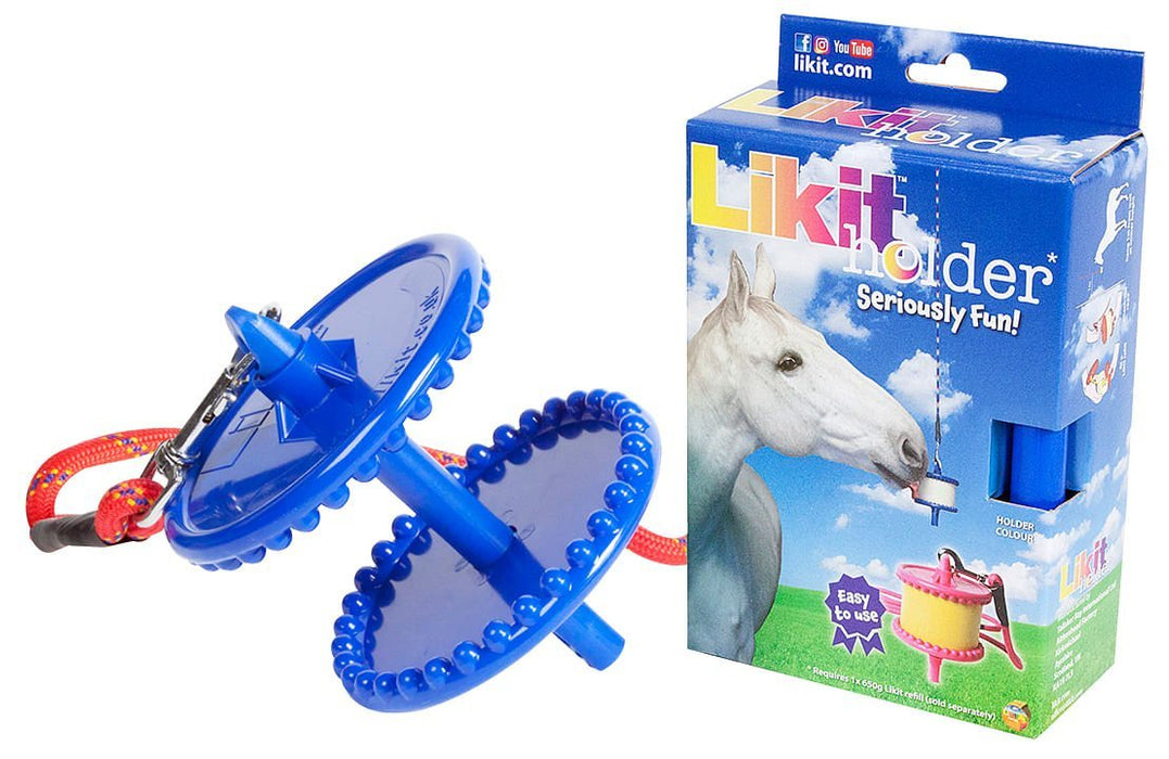 Likit Hanging Horse Lick Treat Holder - CA1J - Blue - 3